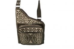 Pintar handmade cross body by Laga in black and cream